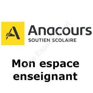 Espace enseignant Anacours : comment se connecter ?