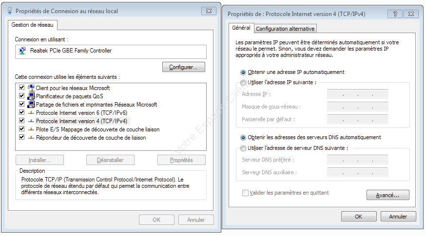 Paramétrer son navigateur sur Windows