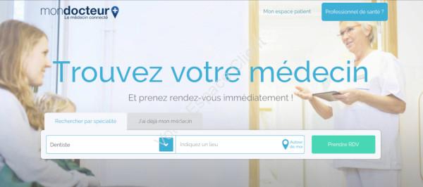 Se connecter à MonDocteur pour trouver un médecin